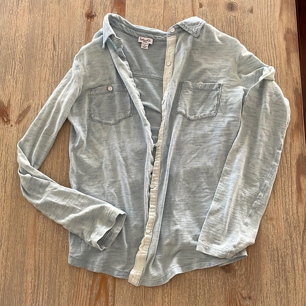Splendid cotton button down size XS